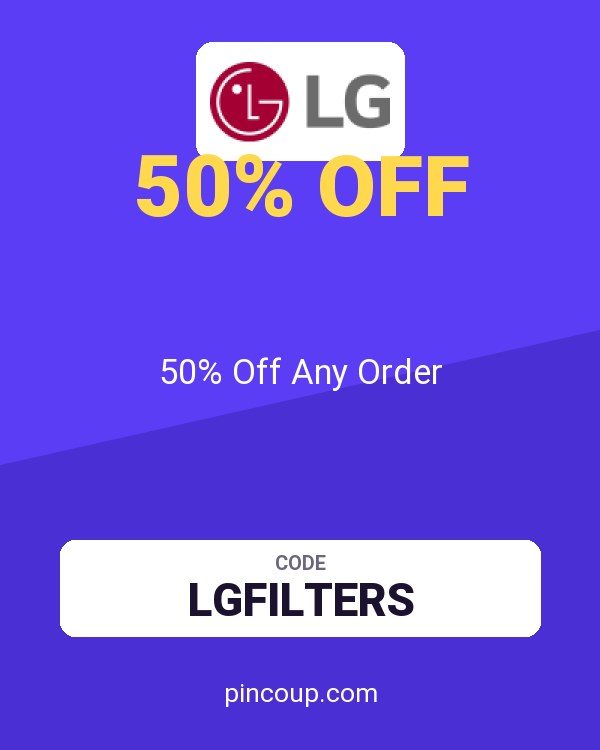LG coupon: 50% Off Any Order