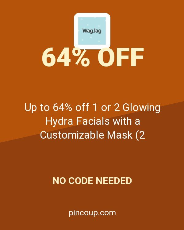 Up to 64% off 1 or 2 Glowing Hydra Facials with a Customizable Mask (2 Locations) at Wagjag!