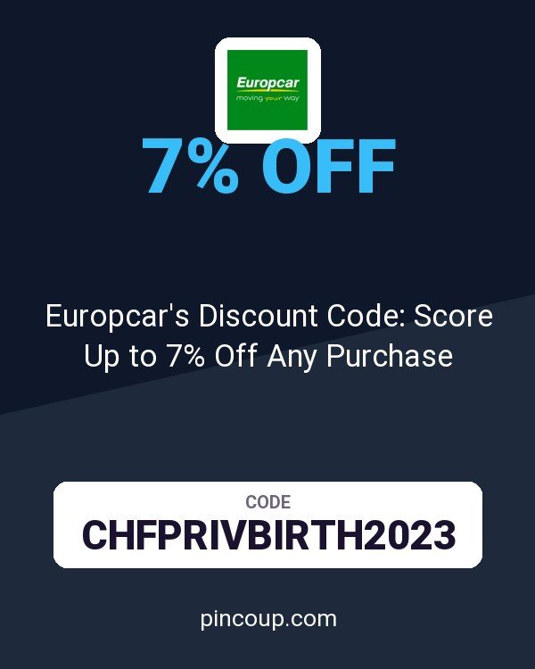 Europcar (US & Canada) coupon: Europcar's Discount Code: Score Up to 7% Off Any Purchase