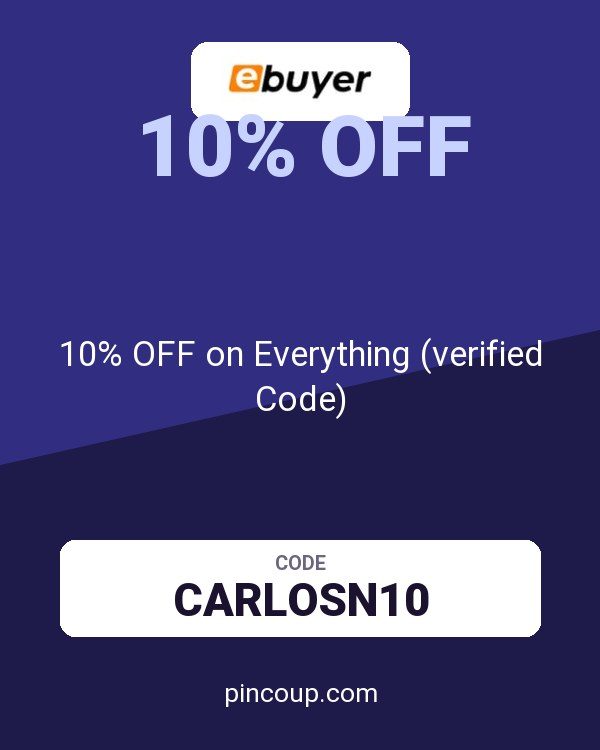 Ebuyer (UK) Limited coupon: 10% OFF on Everything (verified Code)