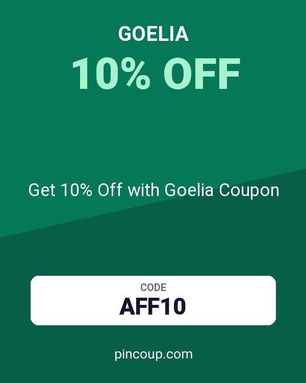 Get 10% Off with Goelia Coupon