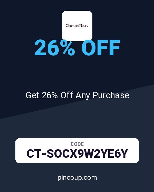 Charlotte Tilbury CA coupon: Get 26% Off Any Purchase