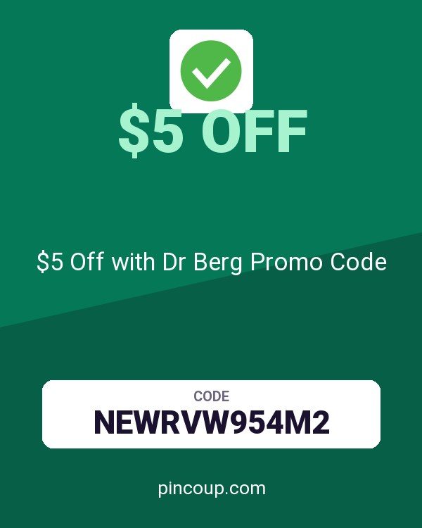 $5 Off with Dr Berg Promo Code