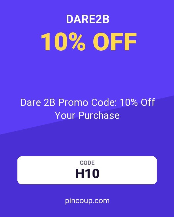 Dare 2B Promo Code: 10% Off Your Purchase