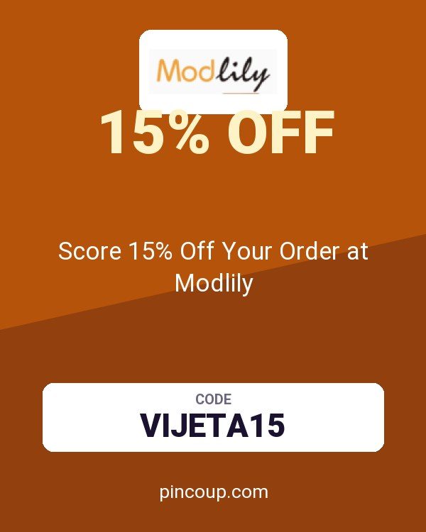 Score 15% Off Your Order at Modlily