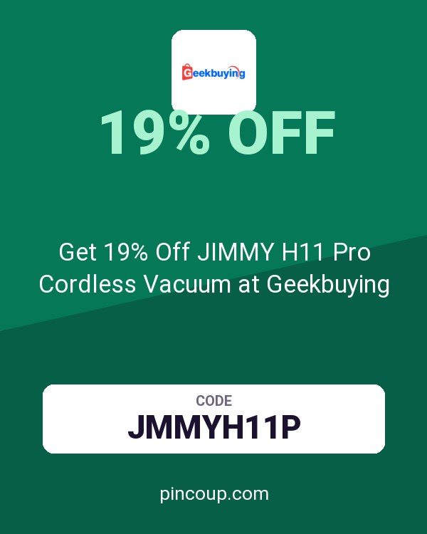 Get 19% Off JIMMY H11 Pro Cordless Vacuum at Geekbuying