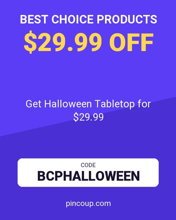 Best Choice Products coupon: Get Halloween Tabletop for $29.99