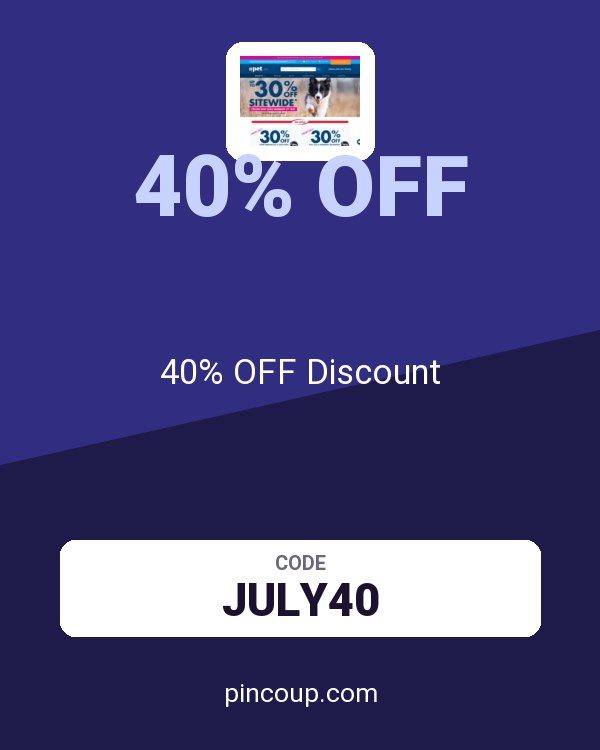 PETstock coupon: 40% OFF Discount