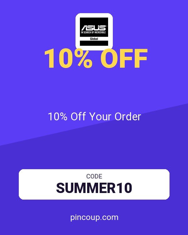 ASUS (US & Canada) coupon: 10% Off Your Order