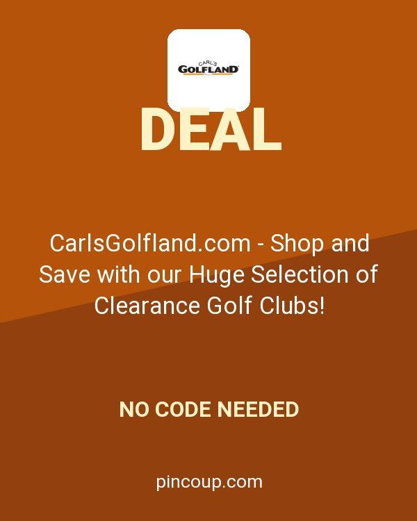 CarlsGolfland.com - Shop and Save with our Huge Selection of Clearance Golf Clubs!