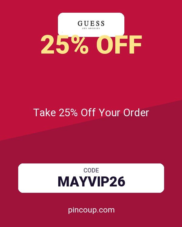 Guess coupon: Take 25% Off Your Order