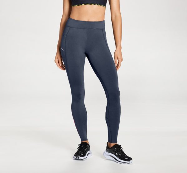 HOKA Women's Performance Tights in Outerspace, Size Medium at Hoka One