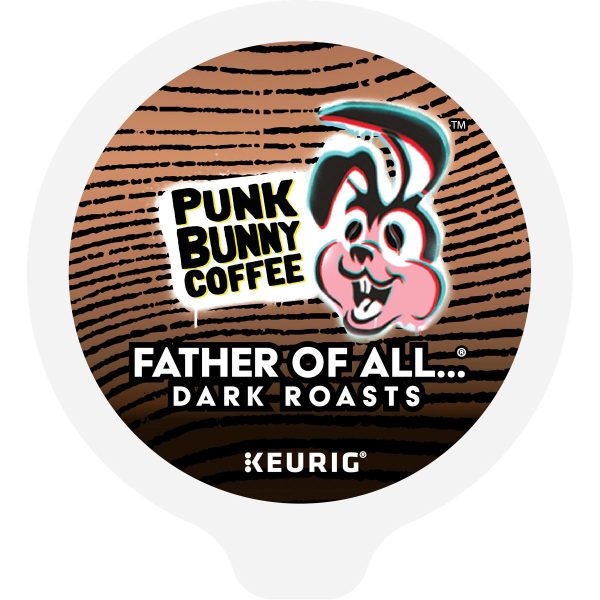 Punk Bunny Coffee Father Of All Dark Roasts Coffee® K-Cup® Pods Box 10 Count at Keurig