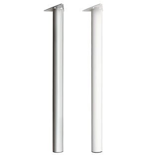 Elfa Classic® Desk Leg for Melamine Desktop Platinum at The Container Store