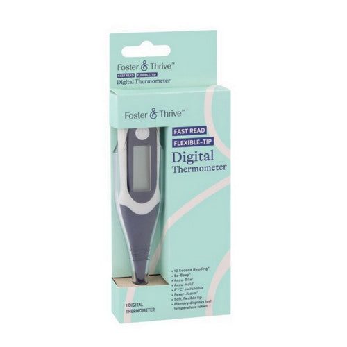 Foster And Thrive, Fast Read Digital Thermometer, 1 Count at Herbspro