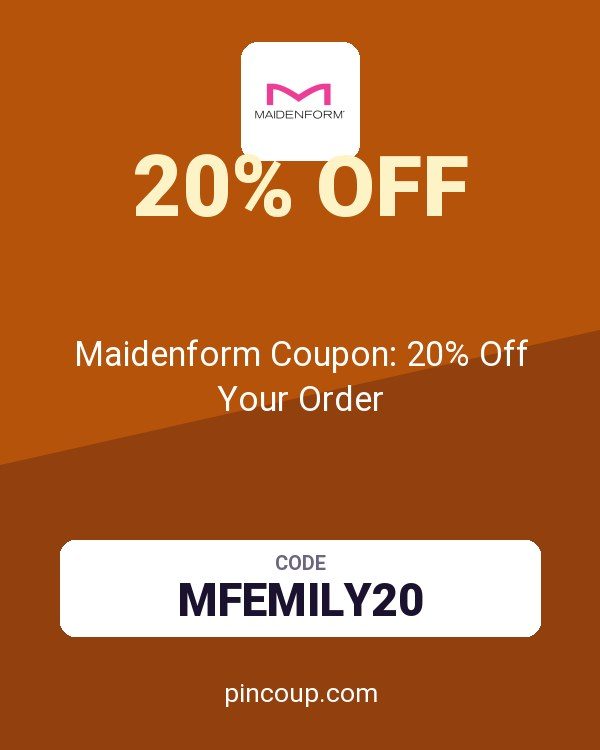 Maidenform Coupon: 20% Off Your Order