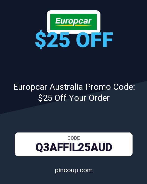 Europcar_AU NZ coupon: Europcar Australia Promo Code: $25 Off Your Order