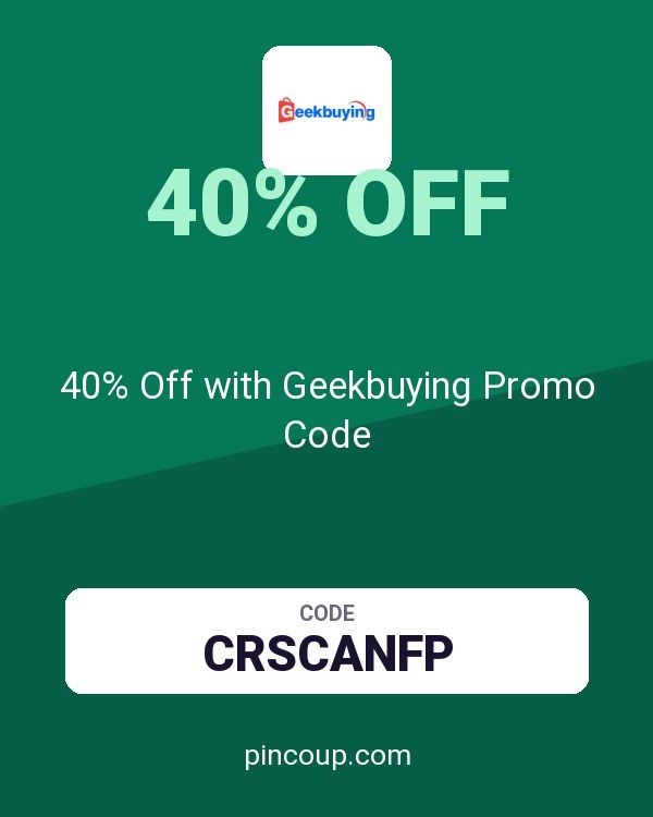 40% Off with Geekbuying Promo Code