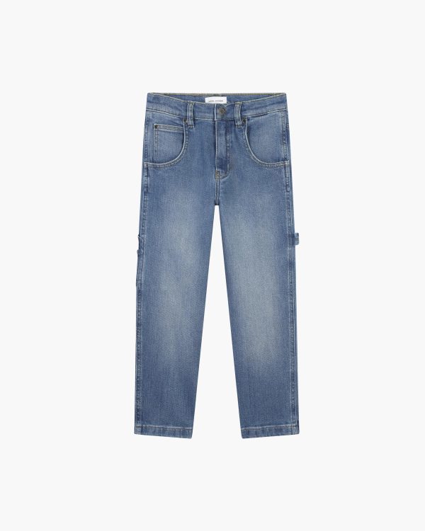 MARC JACOBS Marc Jacobs The Carpenter Jeans in Blue Denim, Size 6Y