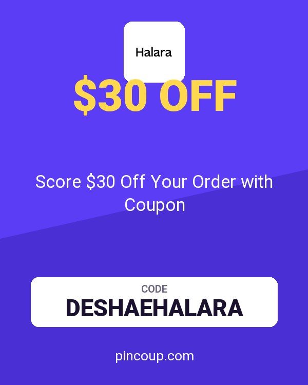 HALARA: Score $30 Off Your Order with Coupon