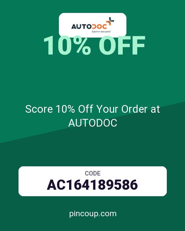Score 10% Off Your Order at AUTODOC