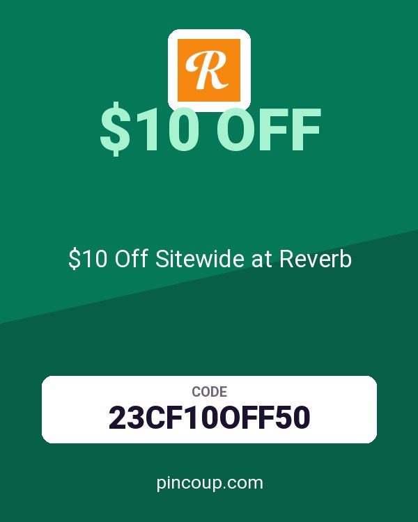 $10 Off Sitewide at Reverb