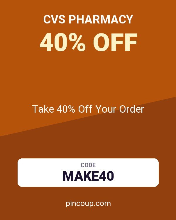 CVS Pharmacy coupon: Take 40% Off Your Order