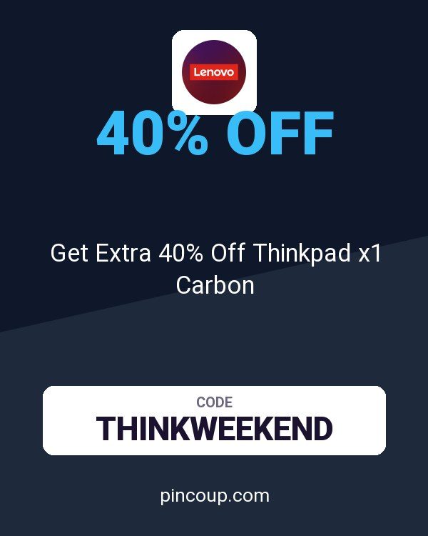 Lenovo Peru coupon: Get Extra 40% Off Thinkpad x1 Carbon