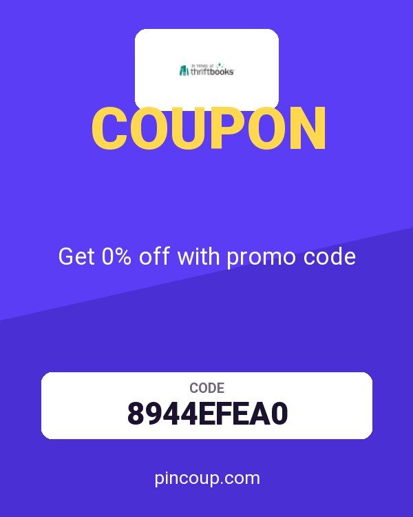 ThriftBooks coupon: Get 0% off with promo code