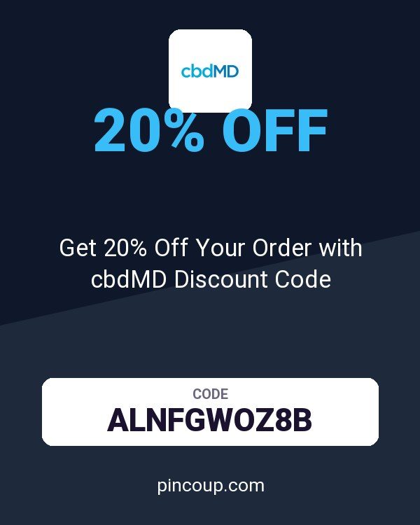 Get 20% Off Your Order with cbdMD Discount Code