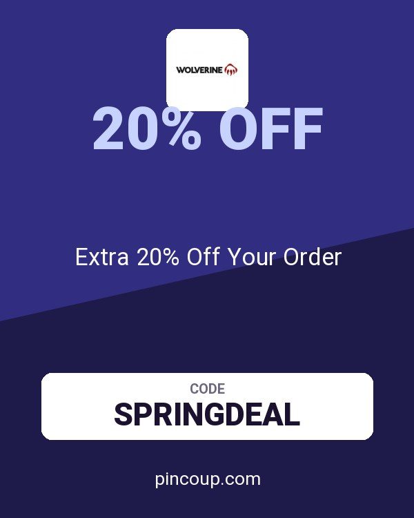 Wolverine coupon: Extra 20% Off Your Order