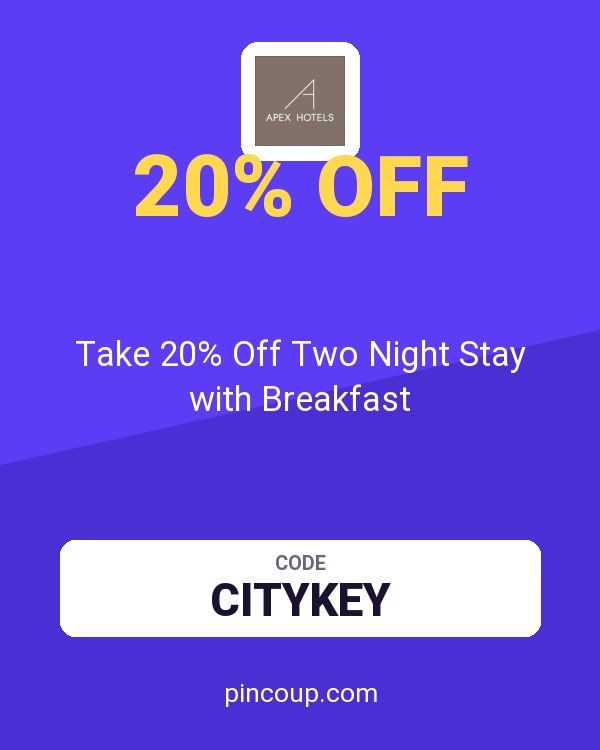 Apex Hotels coupon: Take 20% Off Two Night Stay with Breakfast