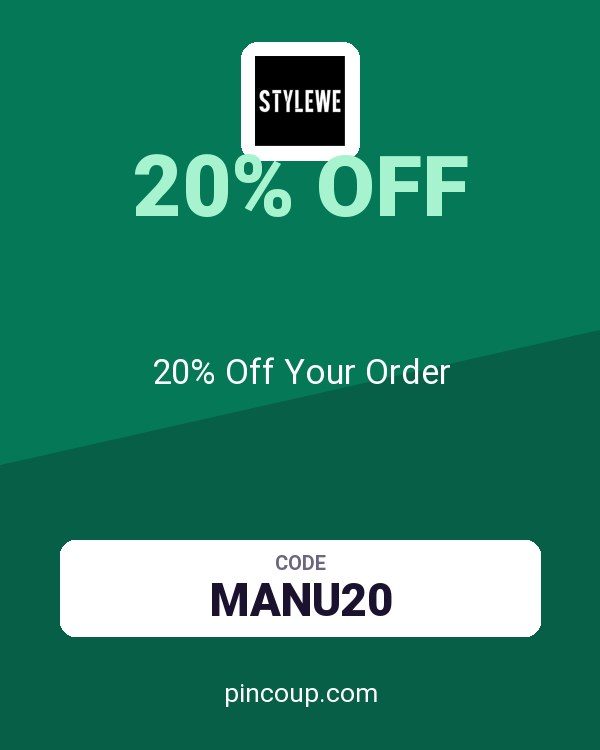 StyleWe coupon: 20% Off Your Order