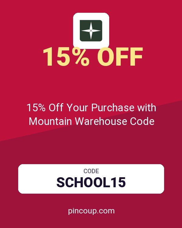 15% Off Your Purchase with Mountain Warehouse Code