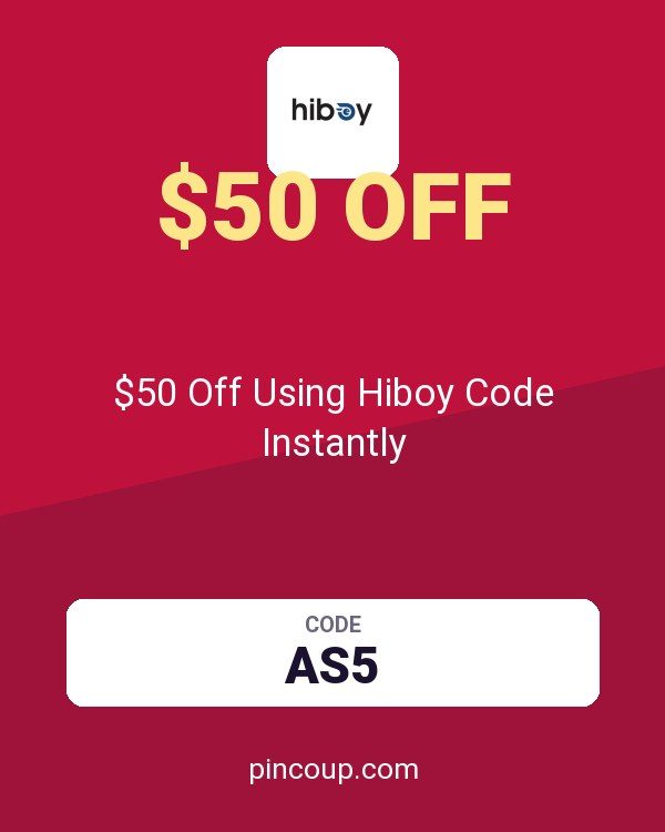 $50 Off Using Hiboy Code Instantly