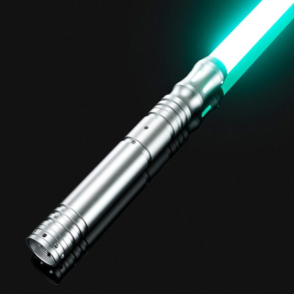 LIGHTSABER® Professional Heavy Dueling Combat Saber - RGB-36'' Blade / Silver at lightsaber.com