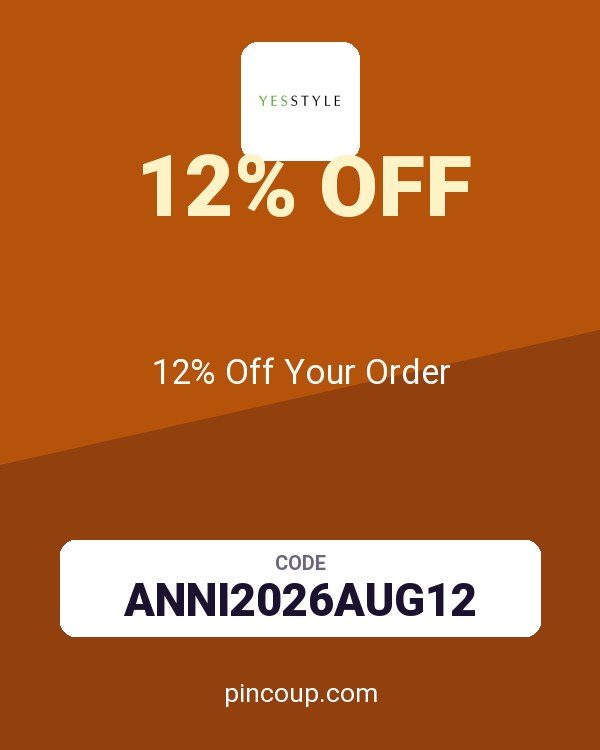 YesStyle US/ coupon: 12% Off Your Order