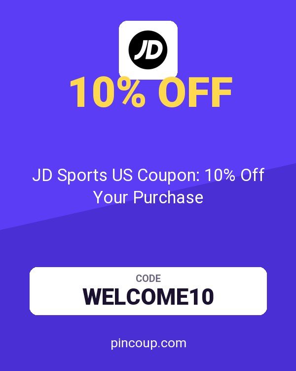 JD Sports US Coupon: 10% Off Your Purchase