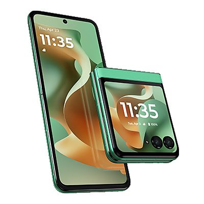 Motorola razr 2025 pantone® spring bud (with contract, 24 installment payment) at Straight Talk