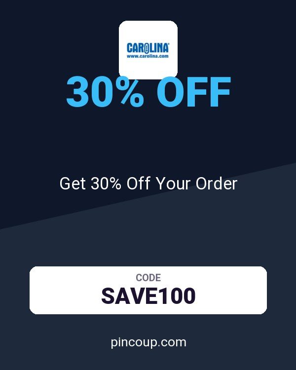 Carolina coupon: Get 30% Off Your Order