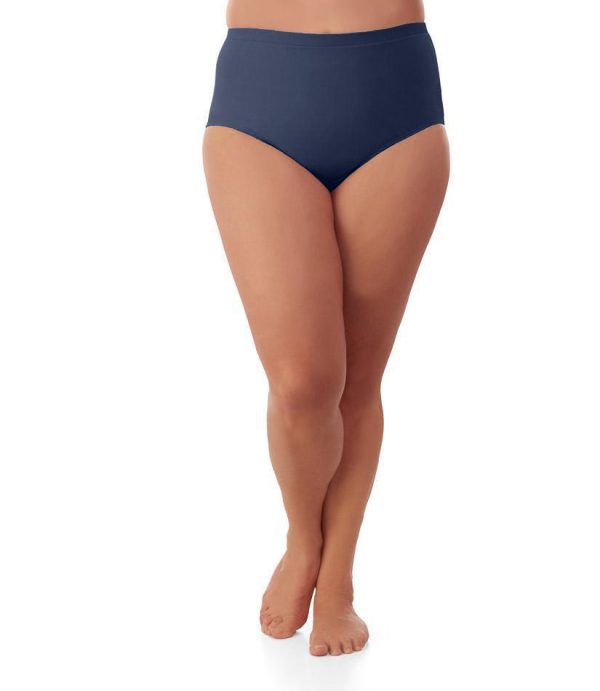 Junowear Hush Classic Briefs, 1X / NAVYBLUE at JunoActive