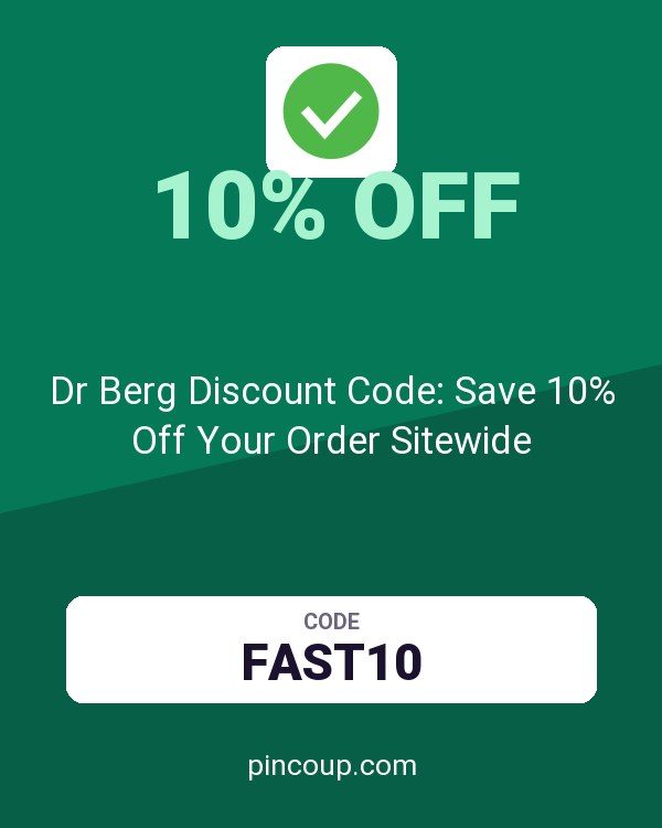 Dr Berg Discount Code: Save 10% Off Your Order Sitewide