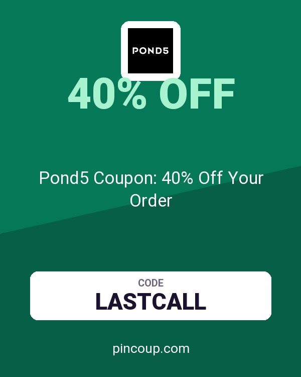 Pond5 Coupon: 40% Off Your Order