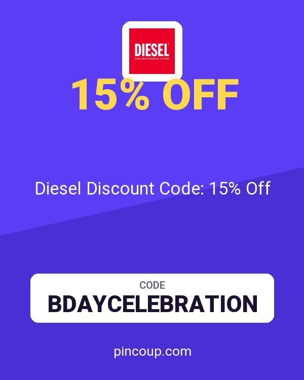 Diesel Discount Code: 15% Off
