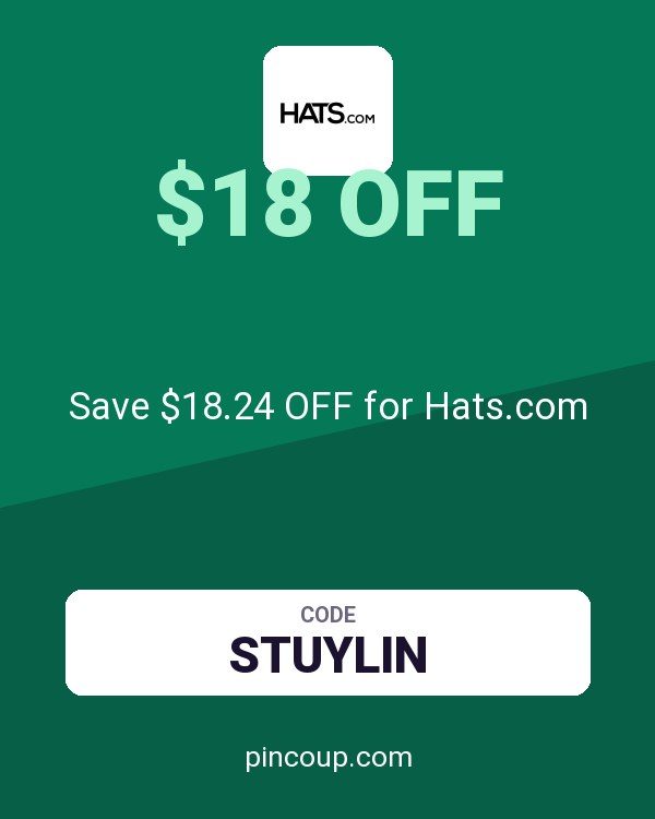 Save $18.24 OFF for Hats.com