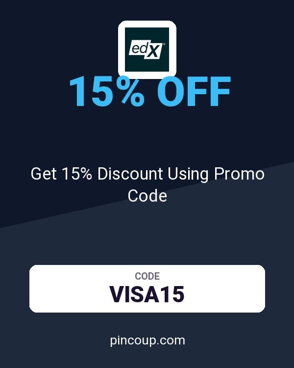 edX coupon: Get 15% Discount Using Promo Code