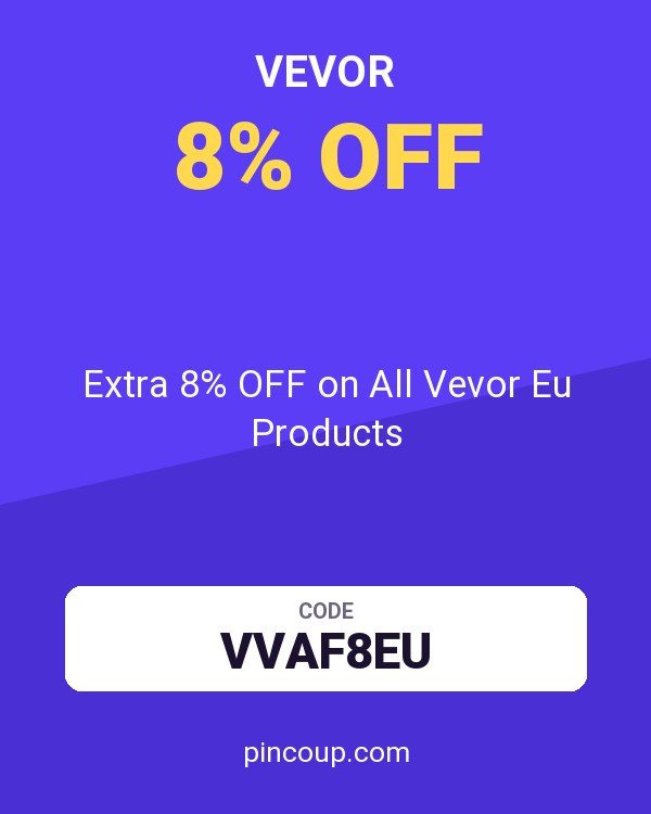 Extra 8% OFF on All Vevor Eu Products
