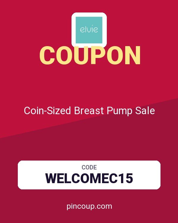 Elvie coupon: Coin-Sized Breast Pump Sale