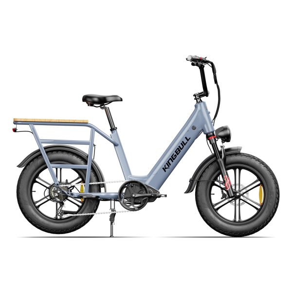 Kingbull Voyager 2.0 | Fat Tire Electric Cargo Bike - Grey / Ebike only at Kingbull Electric Bikes