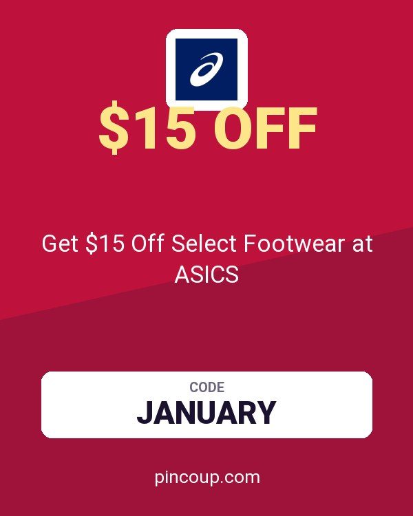 ASICS America coupon: Get $15 Off Select Footwear at ASICS